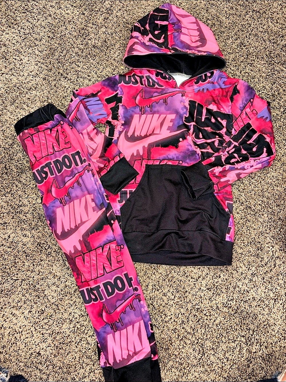 Girls Boutique Hoodie Pants Set